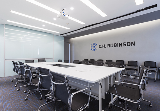 罗宾逊全球物流办公室装修-会议室